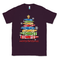 Plum crayons tree christmas Classic Tee - MaliasSmallBusiness
