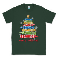 Sports Green crayons tree christmas Classic Tee - MaliasSmallBusiness