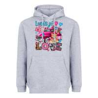 Heather Grey loads of love valentine's day olivia Heavyweight Hoodie - OliviaCreatesArt