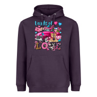 Plum loads of love valentine's day olivia Heavyweight Hoodie - OliviaCreatesArt
