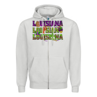 Louisiana Louisiana Louisiana Zipper Hoodie | Teevron
