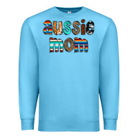 Ocean Blue Aussie mom Premium Sweatshirt - CowCowDesign