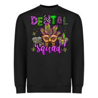 Black dental squad mardi gras teeth Heavyweight Sweatshirt - Jasminsmagicworld
