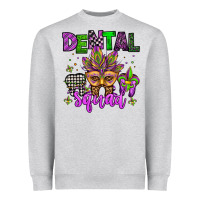Heather Grey dental squad mardi gras teeth Heavyweight Sweatshirt - Jasminsmagicworld
