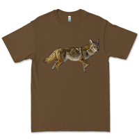 Cacao coyote Premium Tee - LillyAllenDesigns