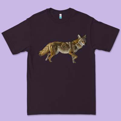 Coyote Premium Tee Designed By Lillyallendesigns