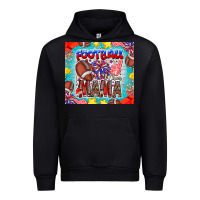 Black Football Mama Urban Hoodie - CowhideDigitalArt
