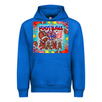 Cobalt Football Mama Urban Hoodie - CowhideDigitalArt