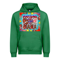 Emerald Football Mama Urban Hoodie - CowhideDigitalArt