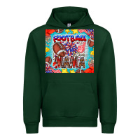 Forest Green Football Mama Urban Hoodie - CowhideDigitalArt