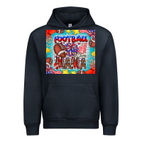 Navy Football Mama Urban Hoodie - CowhideDigitalArt