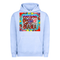 Pigment Grape Ice Football Mama Urban Hoodie - CowhideDigitalArt