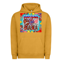 Pigment Peanut Butter Football Mama Urban Hoodie - CowhideDigitalArt
