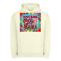 Pigment Pistachio Football Mama Urban Hoodie - CowhideDigitalArt