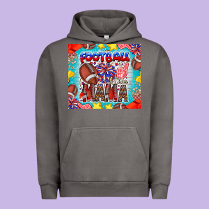 Football Mama Urban Hoodie Designed By Cowhidedigitalart