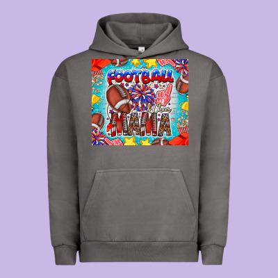 Football Mama Urban Hoodie Designed By Cowhidedigitalart