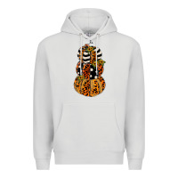 Dove Grey leopard pumpkin polka dot sunflower Premium Hoodie - JahusDesignShop