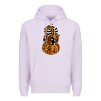 Lilac leopard pumpkin polka dot sunflower Premium Hoodie - JahusDesignShop