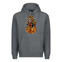 Rock leopard pumpkin polka dot sunflower Premium Hoodie - JahusDesignShop