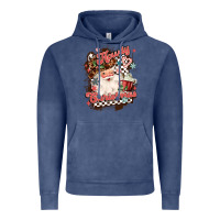 Vintage Denim western howdy christmas Vintage Hoodie - MaliasSmallBusiness
