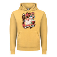 Vintage Mustard western howdy christmas Vintage Hoodie - MaliasSmallBusiness