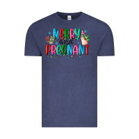 Vintage Denim merry and pregnant Vintage Tee - MaliasSmallBusiness