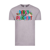 Vintage Zinc merry and pregnant Vintage Tee - MaliasSmallBusiness