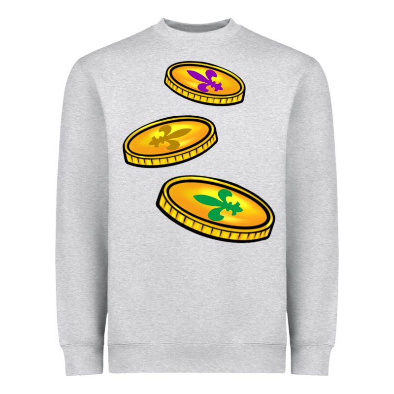 Louisiana Coins Heavyweight Sweatshirt by BarkalooDesign | Teevron