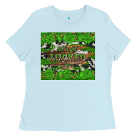 Baby Blue let's get lucked up Ladies Tee - Artiststas