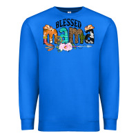 True Royal Blessed Mama Premium Sweatshirt - CowCowDesign