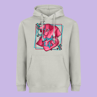 Nurse Scrub Life Olivia Heavyweight Hoodie Designed By Oliviacreatesart