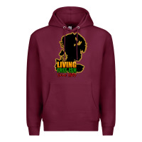 Burgundy Living free-ish since 1865 Premium Hoodie - HowdyJamesFarm