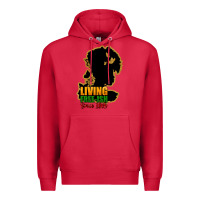 Cardinal Living free-ish since 1865 Premium Hoodie - HowdyJamesFarm