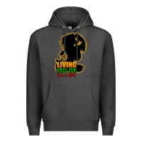 Charcoal Heather Living free-ish since 1865 Premium Hoodie - HowdyJamesFarm