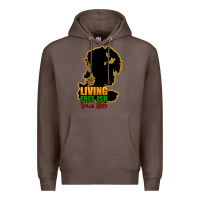 Coffee Living free-ish since 1865 Premium Hoodie - HowdyJamesFarm