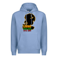 Colony Blue Living free-ish since 1865 Premium Hoodie - HowdyJamesFarm