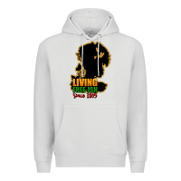 Dove Grey Living free-ish since 1865 Premium Hoodie - HowdyJamesFarm