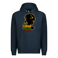 Navy Living free-ish since 1865 Premium Hoodie - HowdyJamesFarm