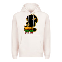 Pale Pink Living free-ish since 1865 Premium Hoodie - HowdyJamesFarm