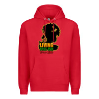 Red Living free-ish since 1865 Premium Hoodie - HowdyJamesFarm
