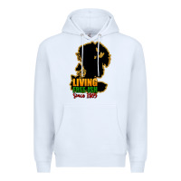 White Living free-ish since 1865 Premium Hoodie - HowdyJamesFarm