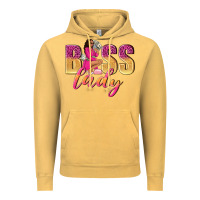 Vintage Mustard boss lady afro woman Vintage Hoodie - NancyCooperArtShop