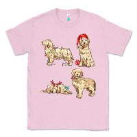 Bubblegum Pink christmas dogs Classic Tee - MaliasSmallBusiness