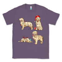 Lavender christmas dogs Classic Tee - MaliasSmallBusiness