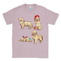 Lilac christmas dogs Classic Tee - MaliasSmallBusiness
