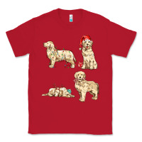 Red christmas dogs Classic Tee - MaliasSmallBusiness