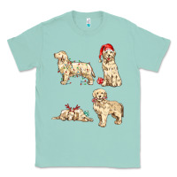 Seafoam christmas dogs Classic Tee - MaliasSmallBusiness