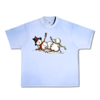 Grape Ice snowman with wine Urban Heavy Tee - MaliasSmallBusiness