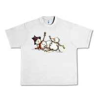Lunar Rock snowman with wine Urban Heavy Tee - MaliasSmallBusiness