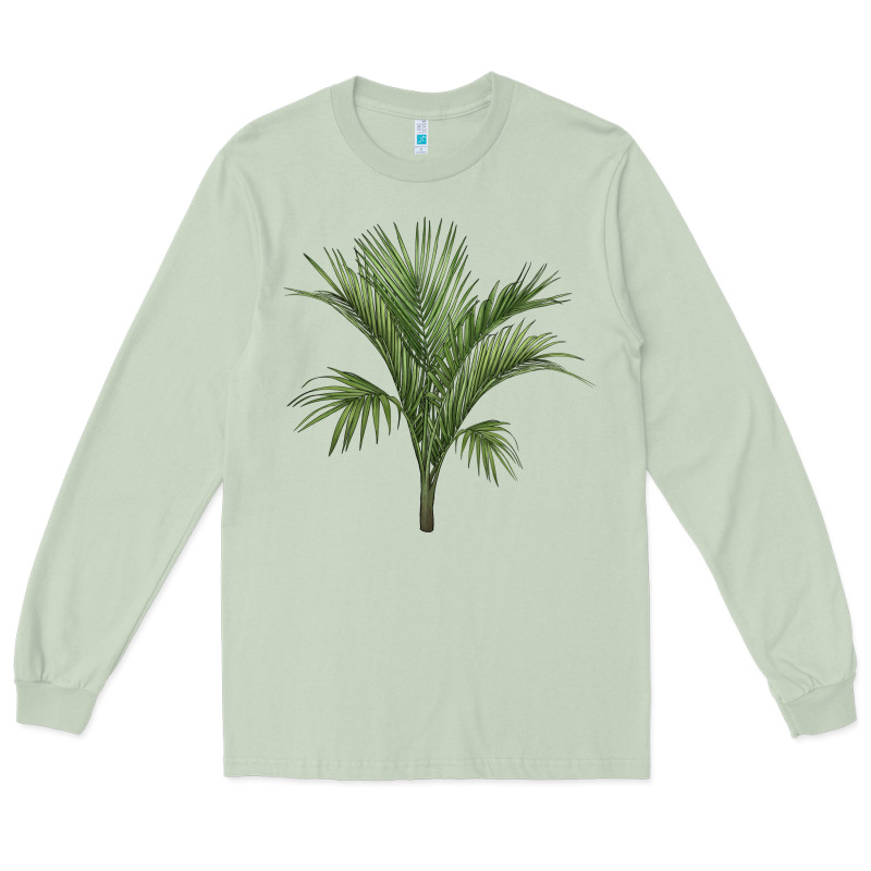 Botanical Majesty Palm Illustrations Long Sleeve Tee by LillyAllenDesigns | Teevron